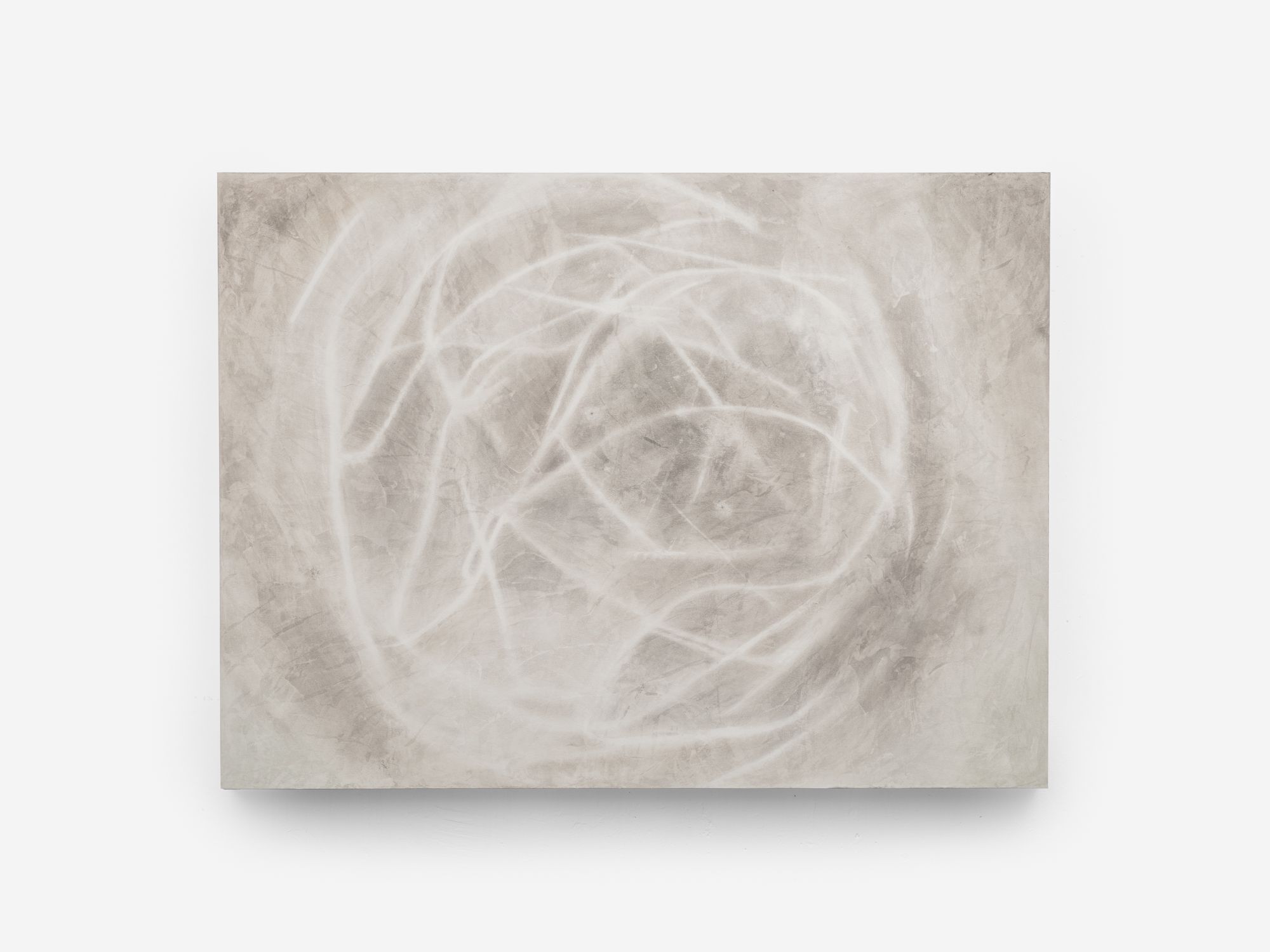 <i>Drawing to Gathering Stars</i>, 2024. Pigment on paper laminated on wood panel, 47 5/8 x 64 1/8 x 2 3/8 in (121 x 163 x 6 cm)